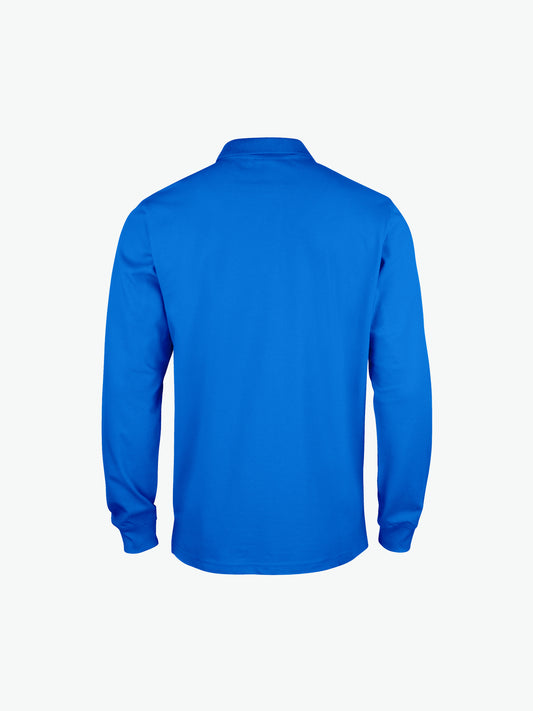 Clique Basic Polo L/S Junior - Kobalt Polo Junior Clique