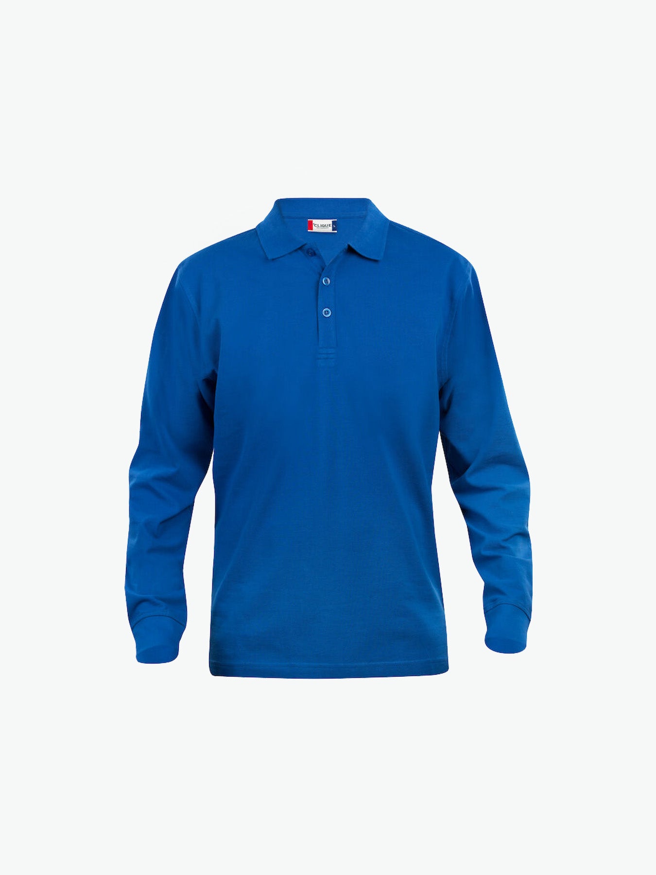 Clique Basic Polo L/S Junior - Kobalt Polo Junior Clique 90/100