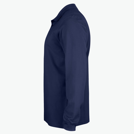 Clique Basic Polo L/S Junior - Dark Navy Polo Junior Clique