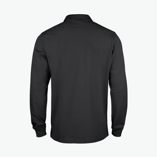 Clique Basic Polo L/S Junior - Zwart Polo Junior Clique