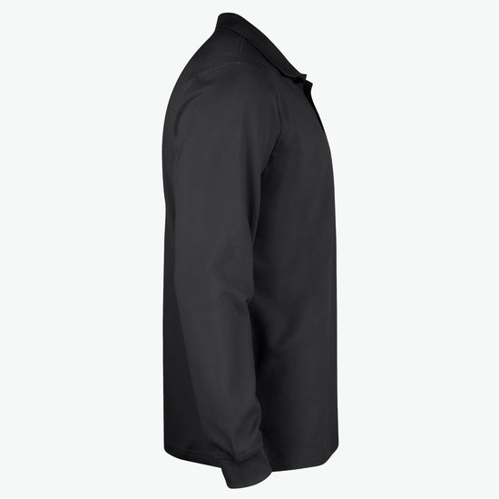 Clique Basic Polo L/S Junior - Zwart Polo Junior Clique
