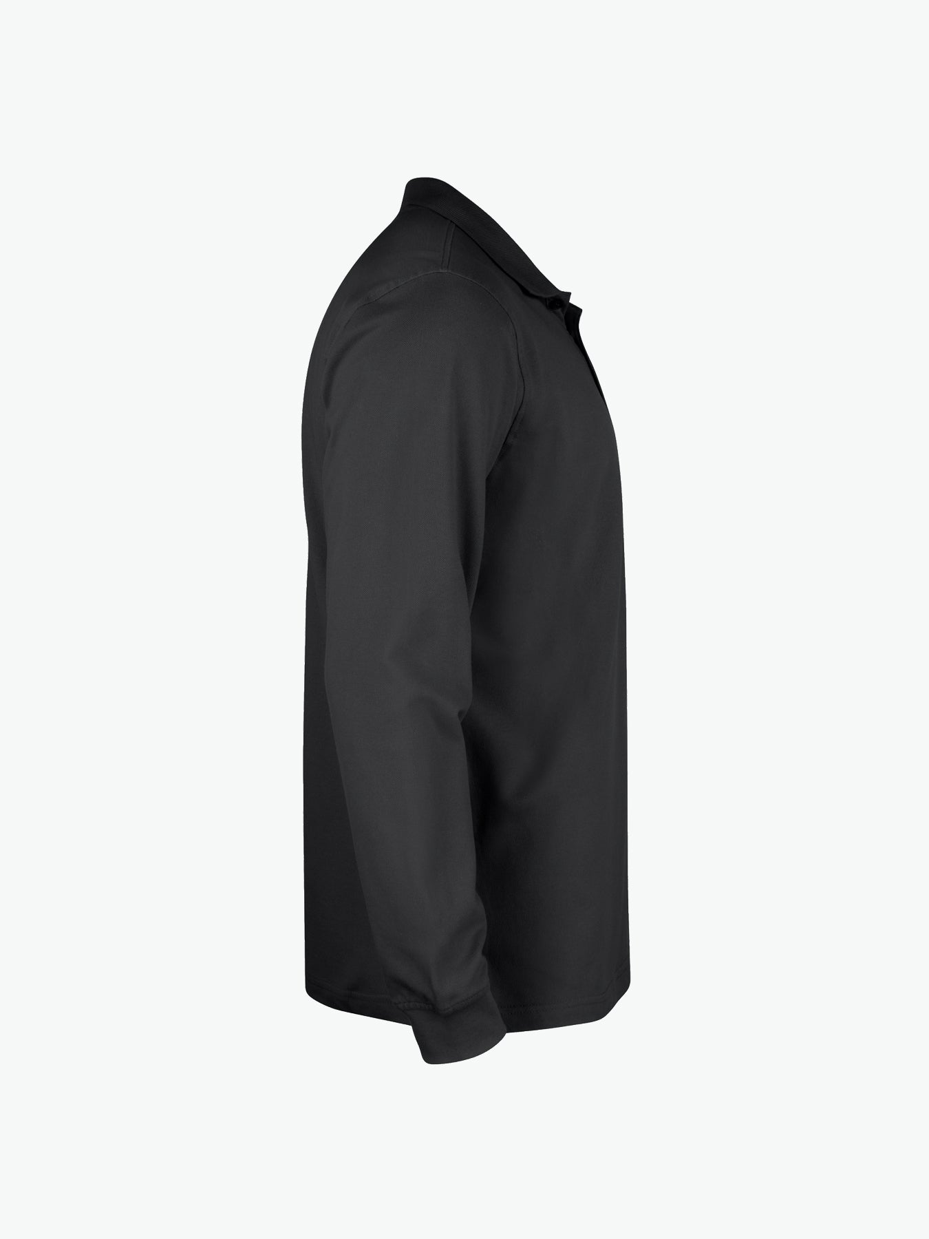 Clique Basic Polo L/S Junior - Zwart Polo Junior Clique