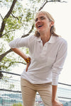 Clique Basic Polo L/S Pocket - Grijsmelange Polo Clique