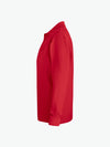 Clique Basic Polo L/S Pocket - Rood Polo Clique