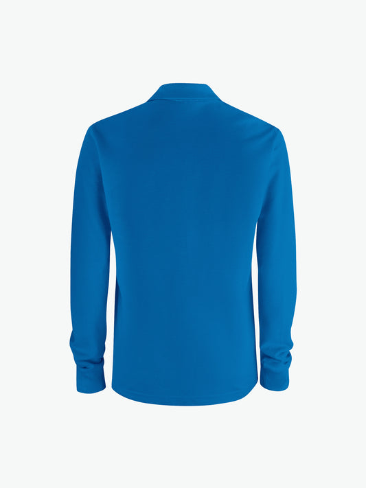 Clique Basic Polo L/S Pocket - Kobalt Polo Clique