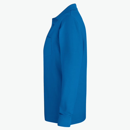 Clique Basic Polo L/S Pocket - Kobalt Polo Clique