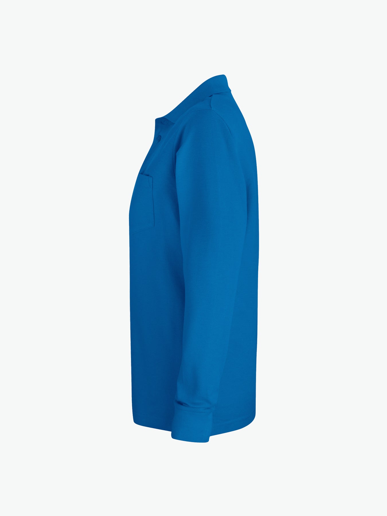 Clique Basic Polo L/S Pocket - Kobalt Polo Clique