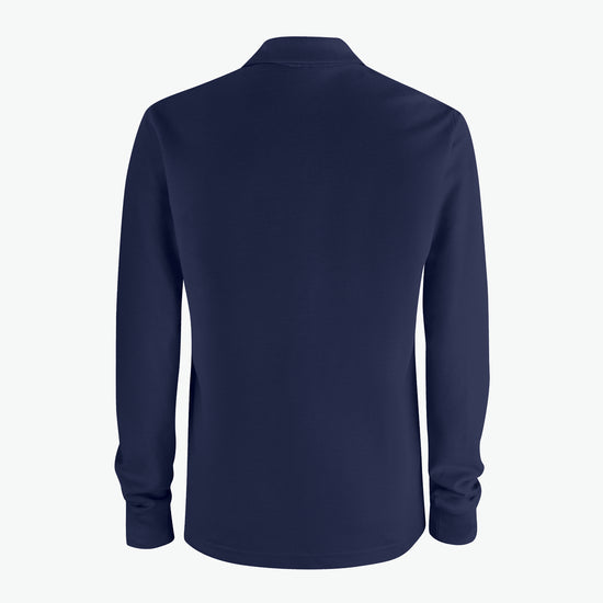 Clique Basic Polo L/S Pocket - Dark Navy Polo Clique