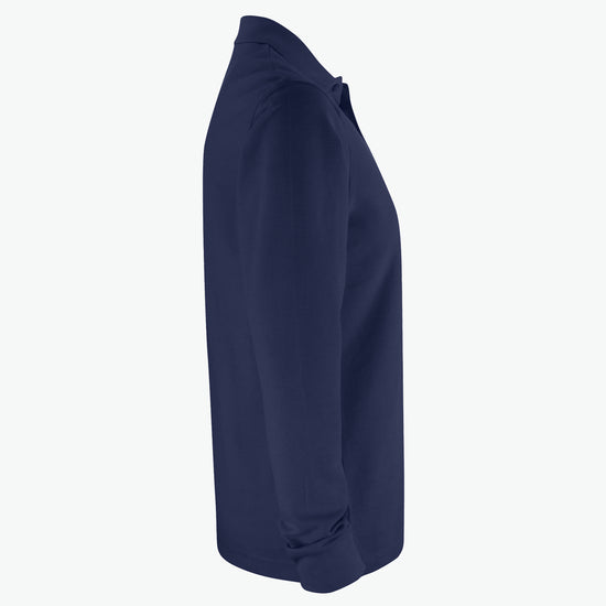 Clique Basic Polo L/S Pocket - Dark Navy Polo Clique