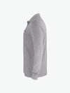Clique Basic Polo L/S Pocket - Grijsmelange Polo Clique