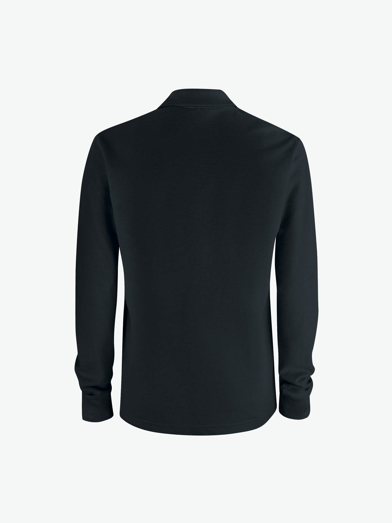 Clique Basic Polo L/S Pocket - Zwart Polo Clique