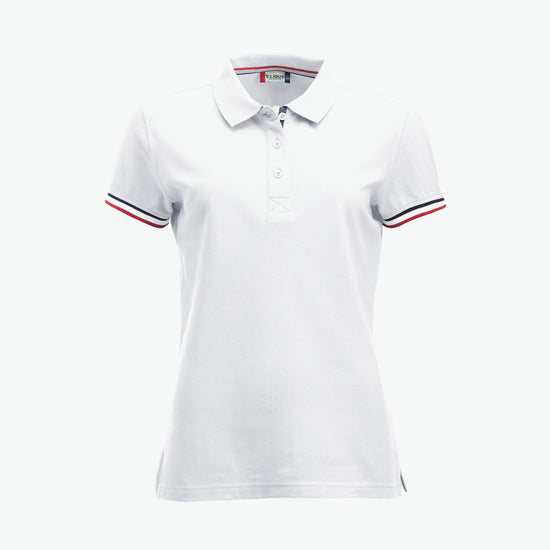 Clique Newton Polo Women - Wit Polo Dames Clique S