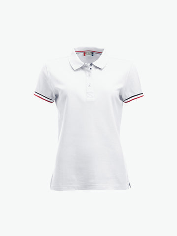Clique Newton Polo Women - Wit Polo Dames Clique S