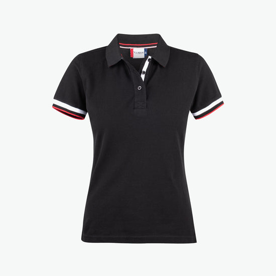 Clique Newton Polo Women - Zwart Polo Dames Clique S