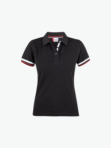 Clique Newton Polo Women - Zwart Polo Dames Clique S