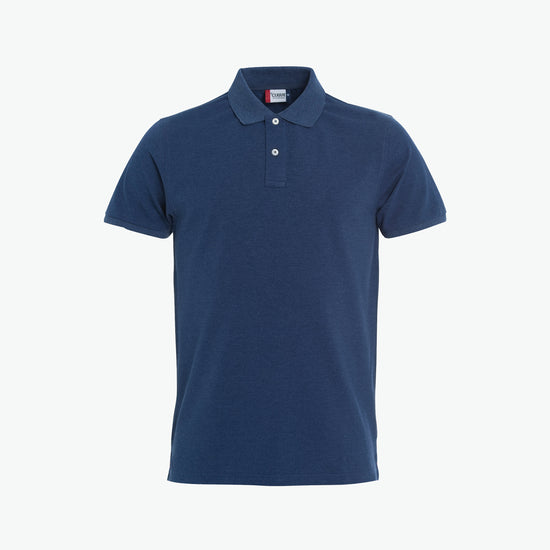 Clique Stretch Premium Polo - Blauwmelange Polo Clique XS