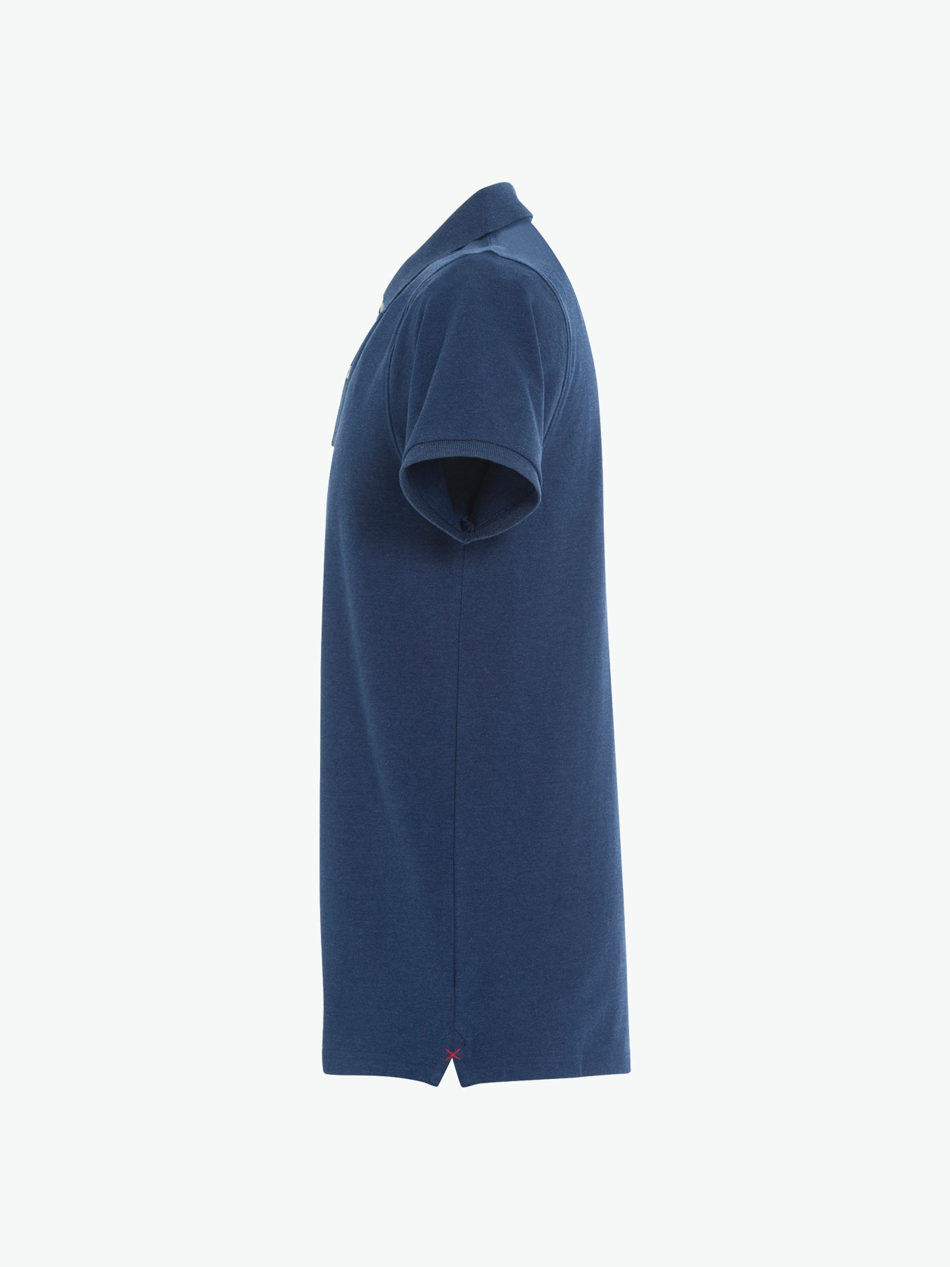 Clique Stretch Premium Polo - Blauwmelange Polo Clique