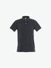 Clique Stretch Premium Polo - Antraciet Melange Polo Clique XS