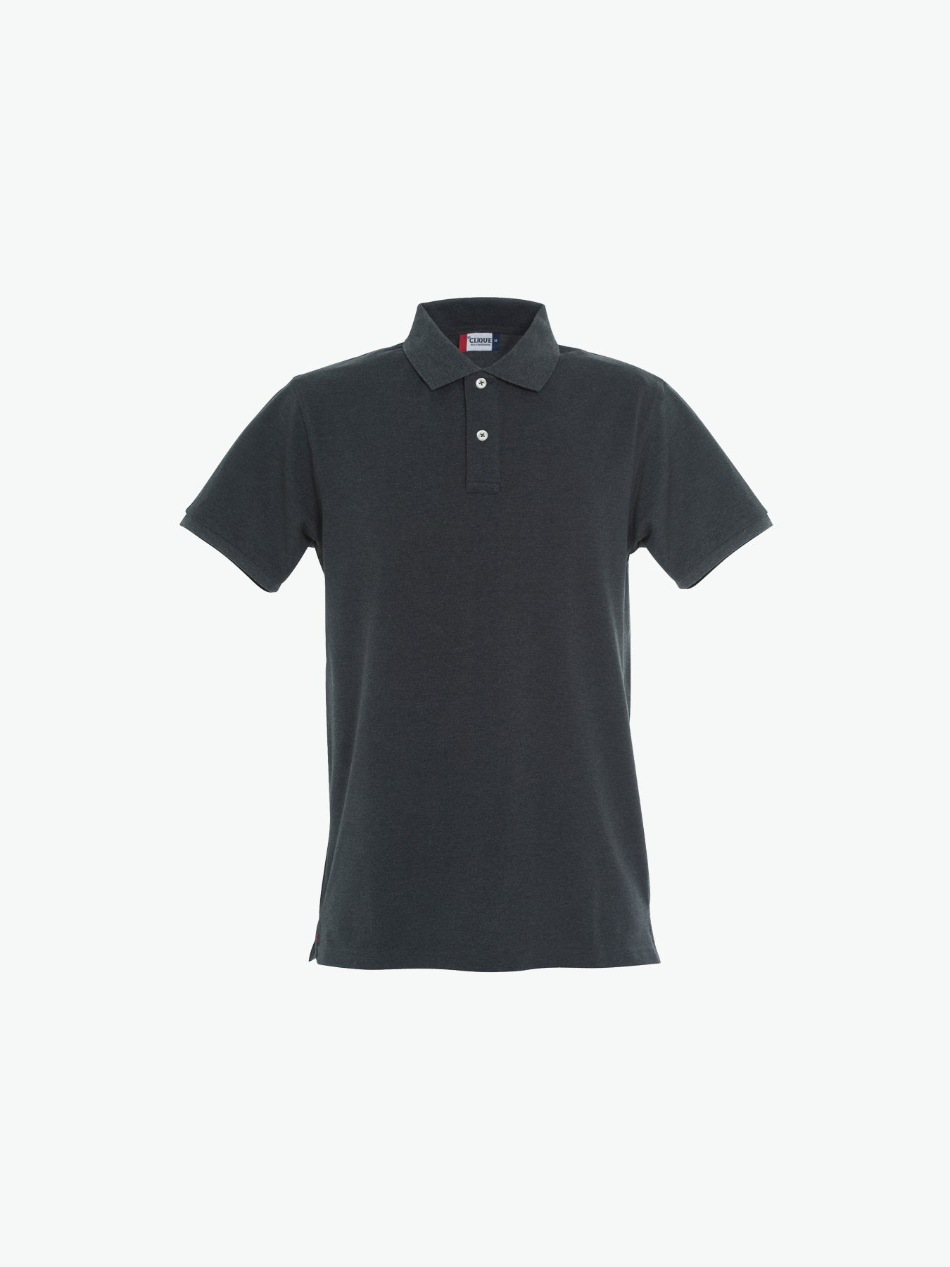 Clique Stretch Premium Polo - Antraciet Melange Polo Clique XS