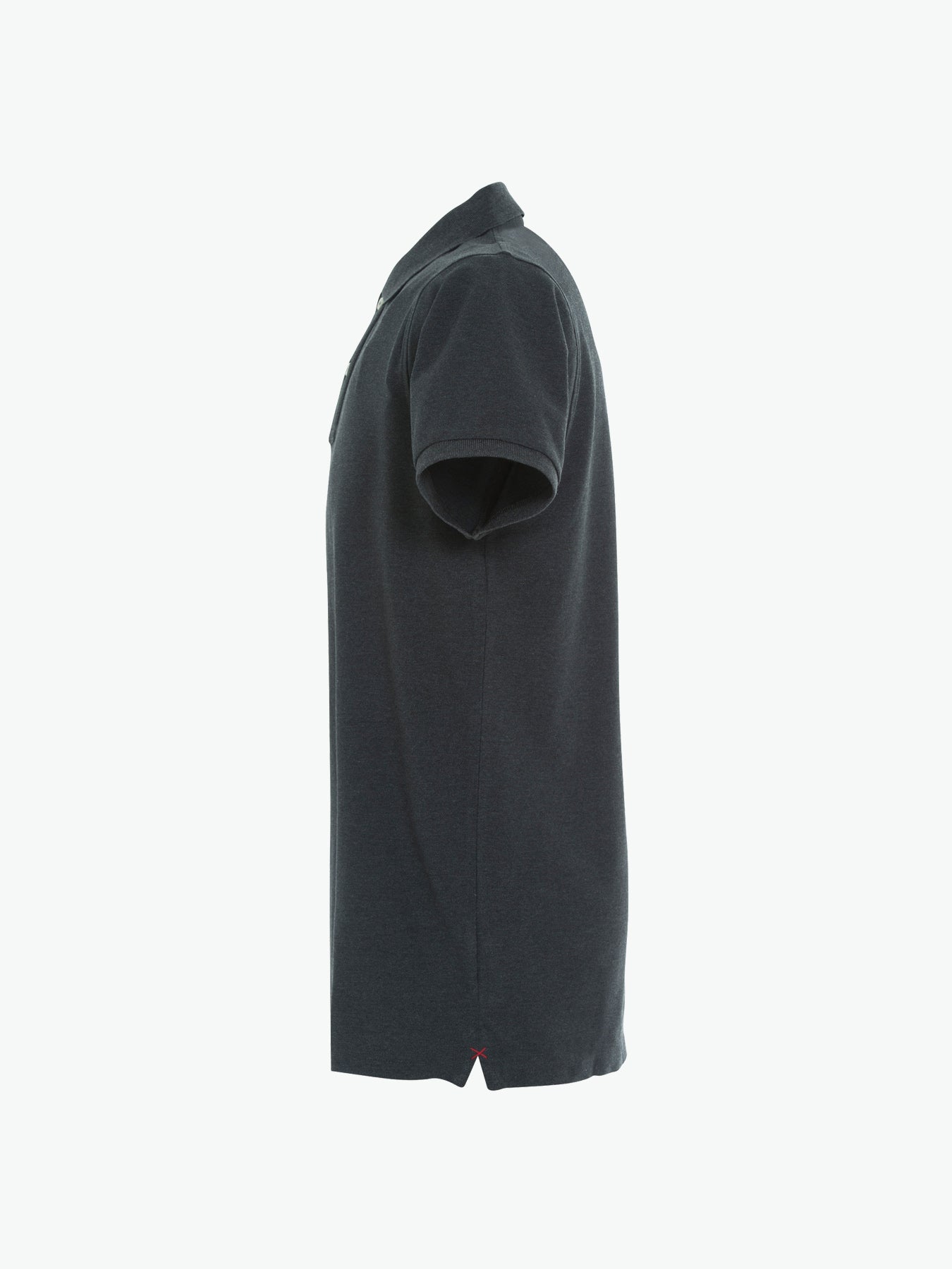 Clique Stretch Premium Polo - Antraciet Melange Polo Clique