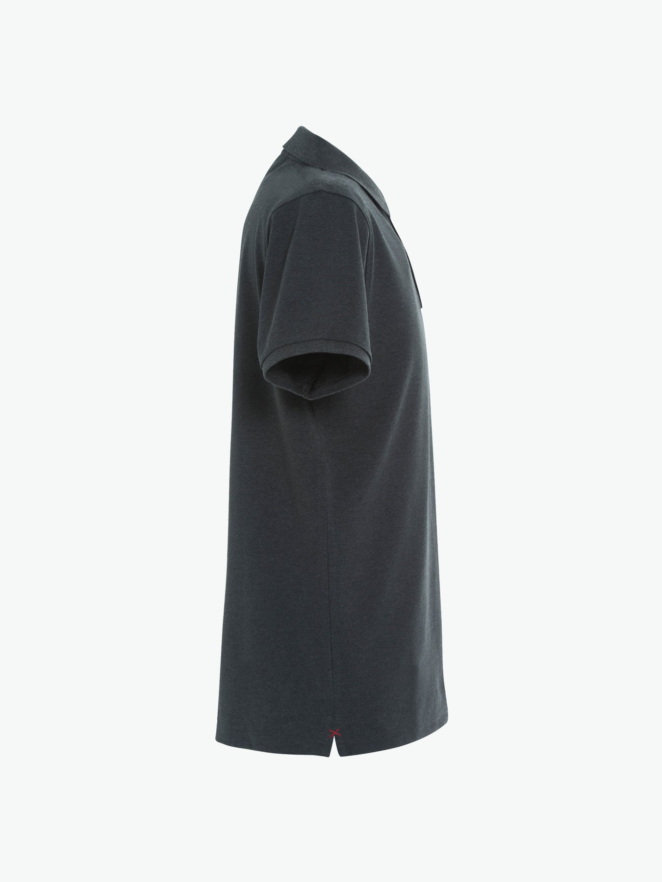 Clique Stretch Premium Polo - Antraciet Melange Polo Clique