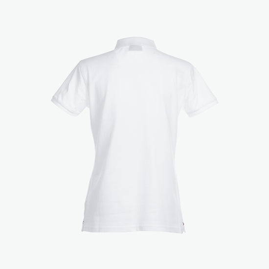 Clique Stretch Premium Polo Women - Wit Polo Dames Clique