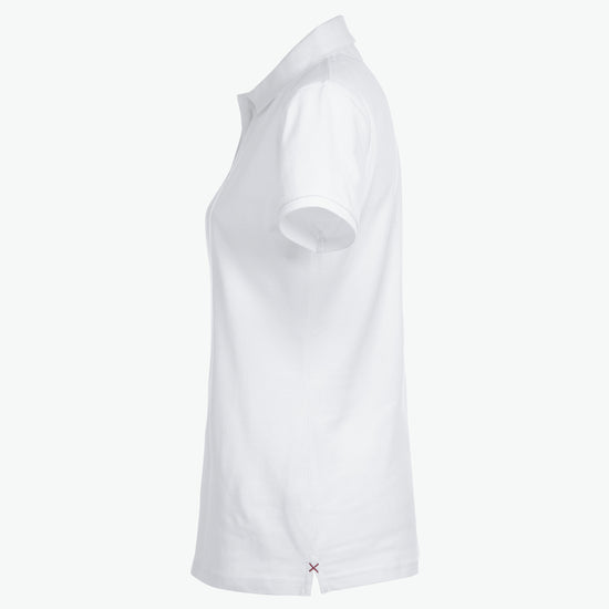 Clique Stretch Premium Polo Women - Wit Polo Dames Clique