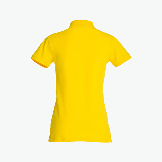 Clique Stretch Premium Polo Women - Lemon Polo Dames Clique