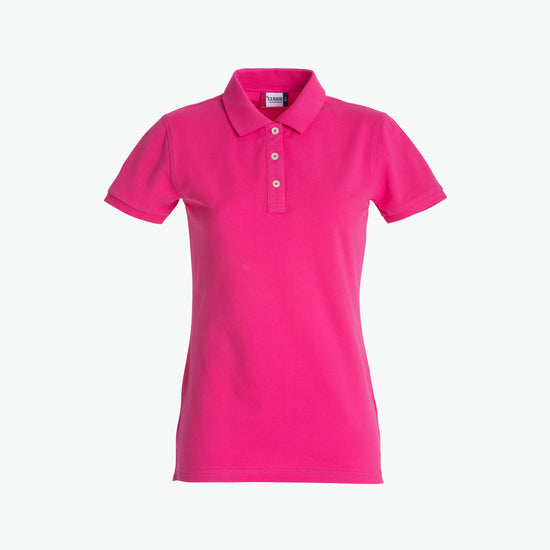 Clique Stretch Premium Polo Women - Helder Kersen Polo Dames Clique S