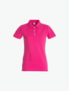 Clique Stretch Premium Polo Women - Helder Kersen Polo Dames Clique S