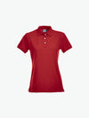 Clique Stretch Premium Polo Women - Rood Polo Dames Clique XS