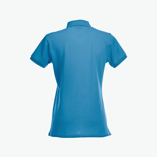 Clique Stretch Premium Polo Women - Turquoise Polo Dames Clique