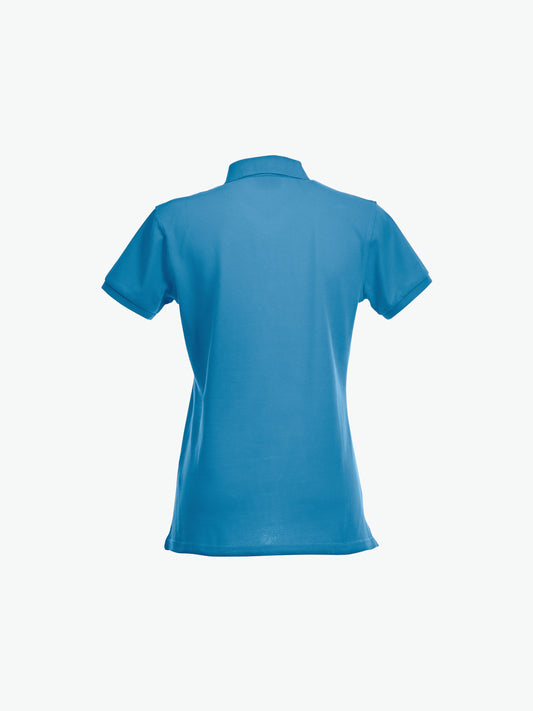Clique Stretch Premium Polo Women - Turquoise Polo Dames Clique