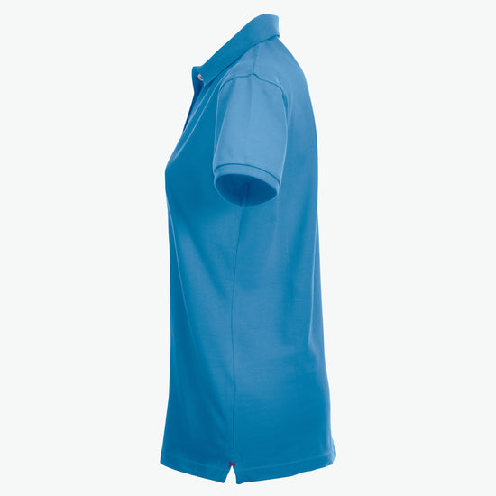 Clique Stretch Premium Polo Women - Turquoise Polo Dames Clique
