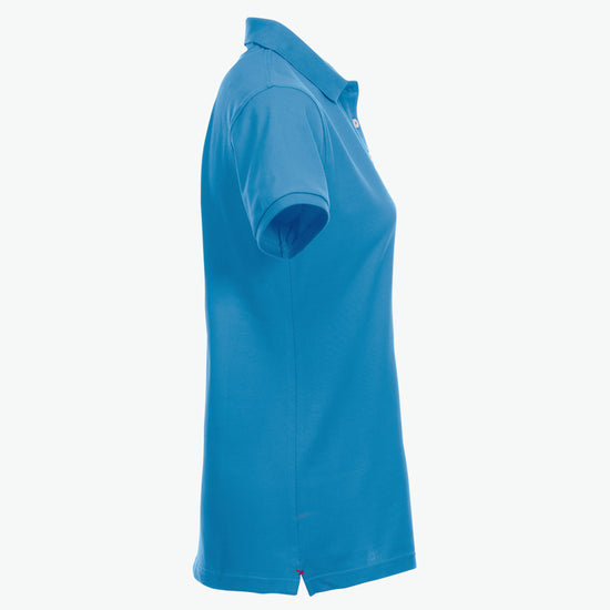 Clique Stretch Premium Polo Women - Turquoise Polo Dames Clique