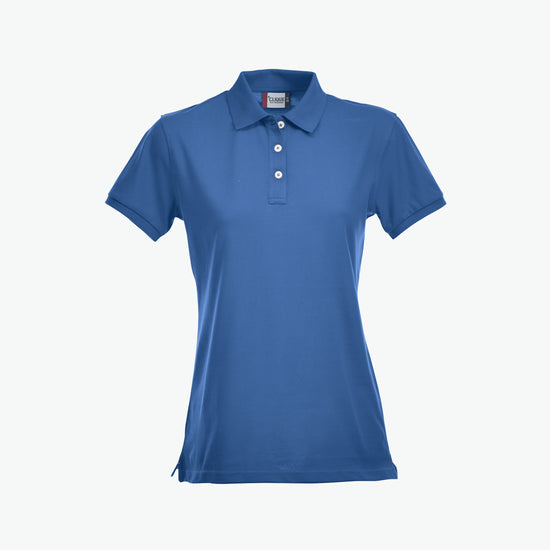 Clique Stretch Premium Polo Women - Kobalt Polo Dames Clique XS