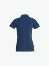 Clique Stretch Premium Polo Women - Blauwmelange Polo Dames Clique