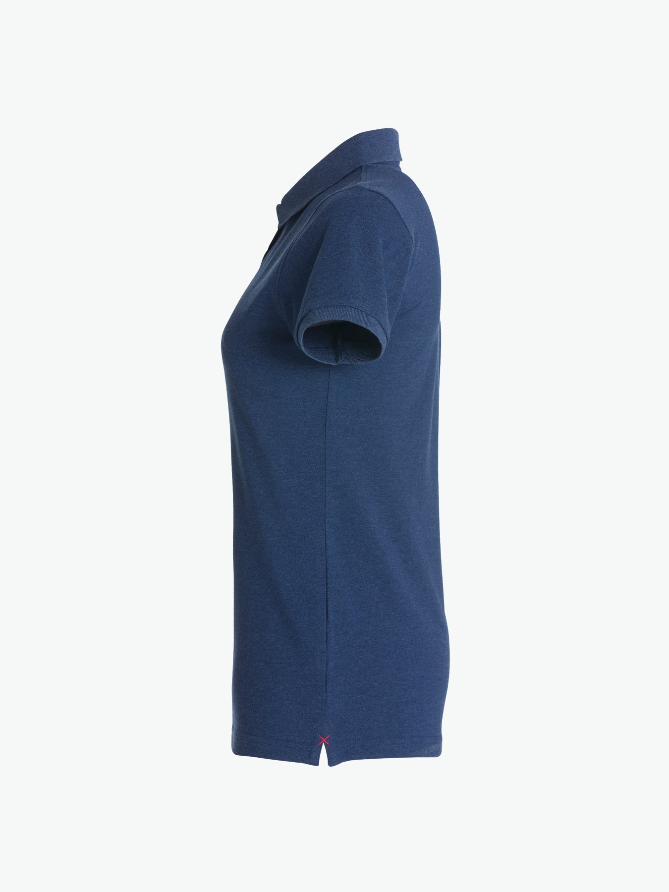 Clique Stretch Premium Polo Women - Blauwmelange Polo Dames Clique