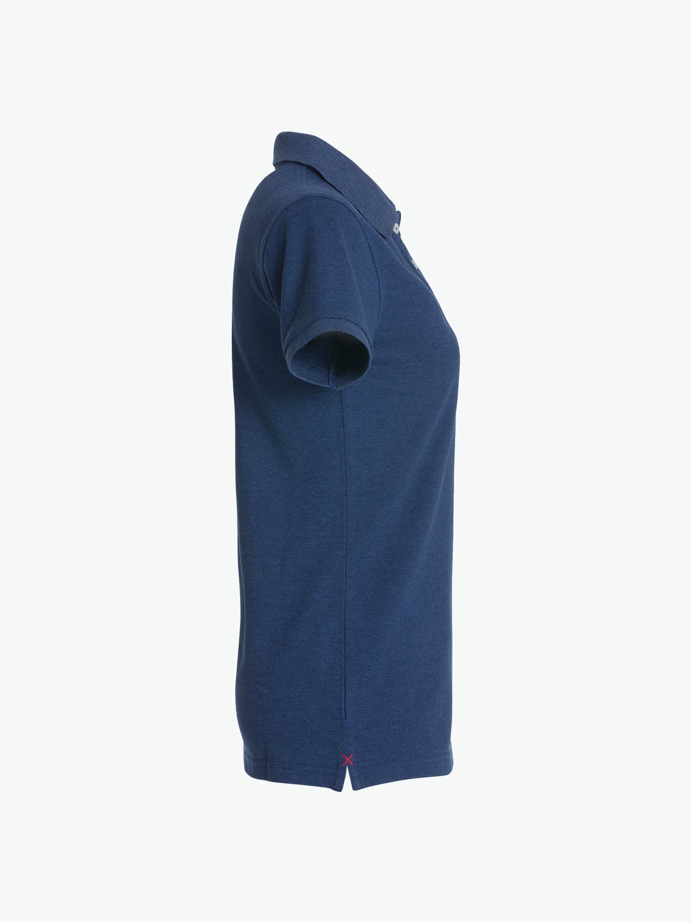 Clique Stretch Premium Polo Women - Blauwmelange Polo Dames Clique