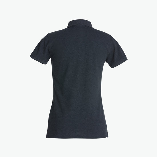 Clique Stretch Premium Polo Women - Antraciet Melange Polo Dames Clique