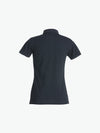 Clique Stretch Premium Polo Women - Antraciet Melange Polo Dames Clique