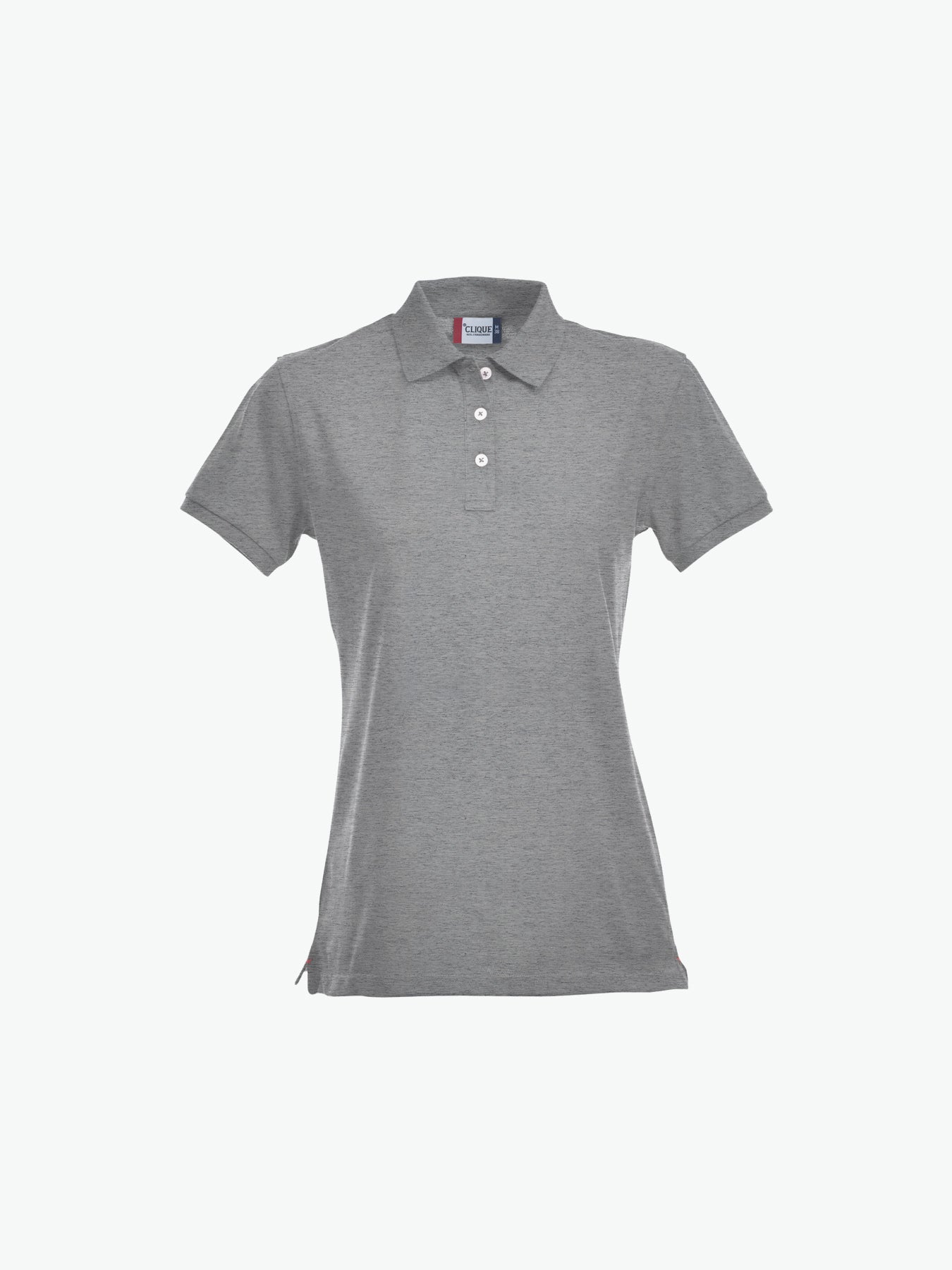 Clique Stretch Premium Polo Women - Grijsmelange Polo Dames Clique XS
