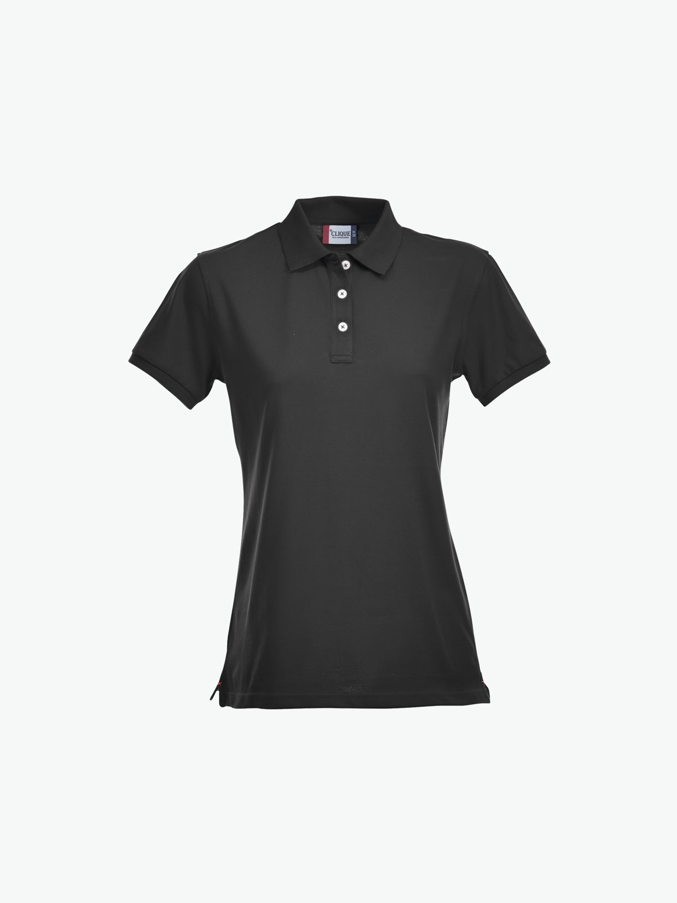 Clique Stretch Premium Polo Women - Zwart Polo Dames Clique XS