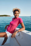 Clique Stretch Premium Polo Women - Helder Kersen Polo Dames Clique