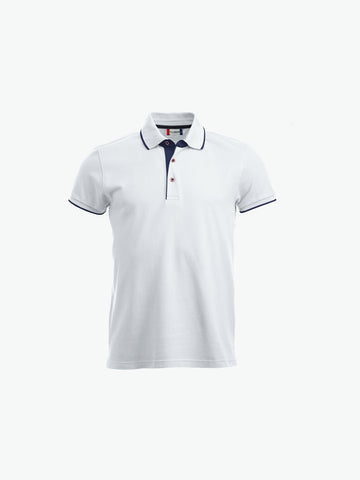 Clique Seattle Polo - Wit Polo Clique S
