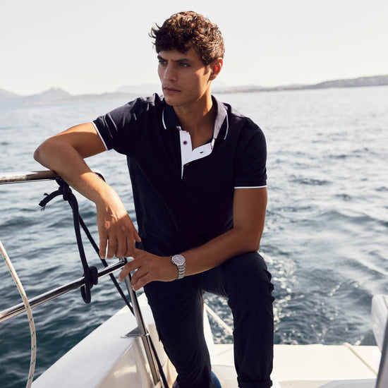 Clique Seattle Polo - Dark Navy Polo Clique