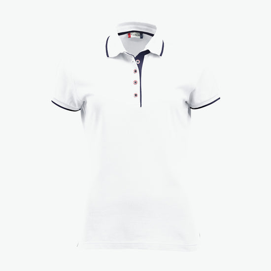 Clique Seattle Polo Women - Wit Polo Dames Clique S