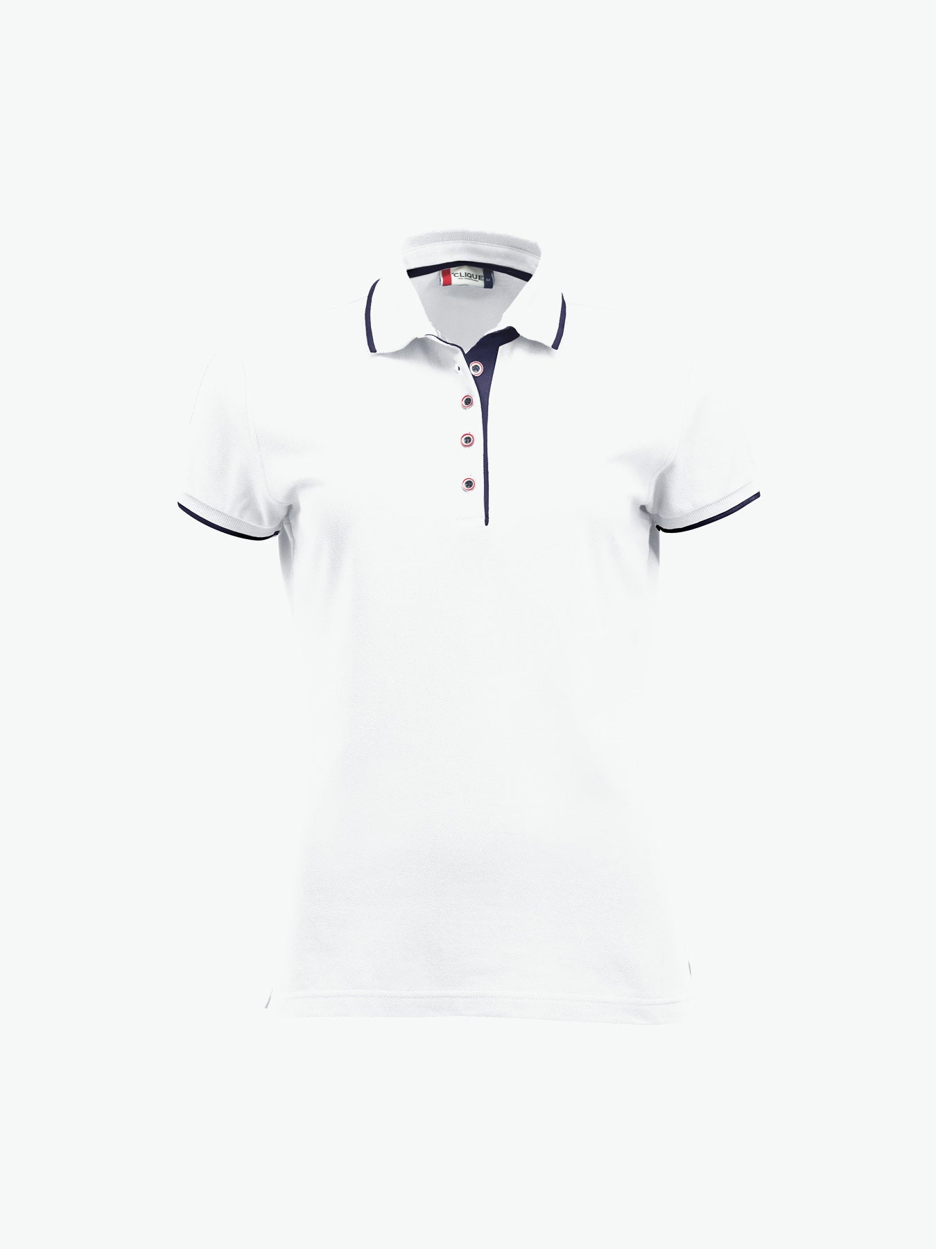 Clique Seattle Polo Women - Wit Polo Dames Clique S