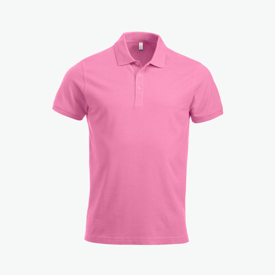 Clique Classic Lincoln S/S Polo - Helder Roze Polo Clique XS