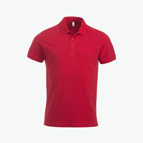 Clique Classic Lincoln S/S Polo - Rood Polo Clique XS